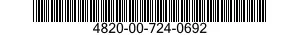 4820-00-724-0692 VALVE,CHECK 4820007240692 007240692