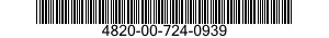 4820-00-724-0939  4820007240939 007240939