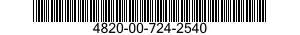 4820-00-724-2540  4820007242540 007242540