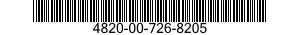 4820-00-726-8205  4820007268205 007268205