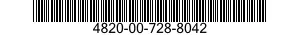 4820-00-728-8042  4820007288042 007288042