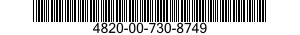 4820-00-730-8749  4820007308749 007308749