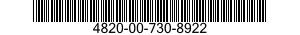 4820-00-730-8922  4820007308922 007308922