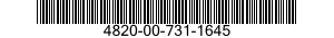 4820-00-731-1645  4820007311645 007311645