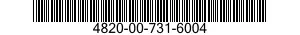 4820-00-731-6004  4820007316004 007316004