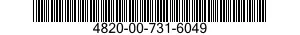 4820-00-731-6049  4820007316049 007316049
