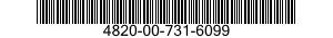 4820-00-731-6099  4820007316099 007316099
