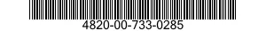 4820-00-733-0285  4820007330285 007330285