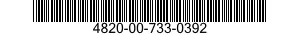 4820-00-733-0392  4820007330392 007330392