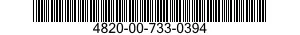 4820-00-733-0394  4820007330394 007330394