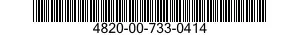 4820-00-733-0414  4820007330414 007330414