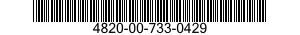 4820-00-733-0429  4820007330429 007330429