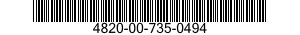 4820-00-735-0494  4820007350494 007350494