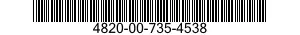 4820-00-735-4538  4820007354538 007354538