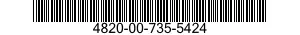 4820-00-735-5424  4820007355424 007355424