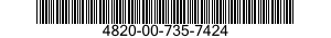 4820-00-735-7424  4820007357424 007357424