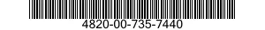 4820-00-735-7440  4820007357440 007357440