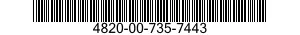 4820-00-735-7443  4820007357443 007357443