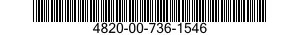 4820-00-736-1546  4820007361546 007361546