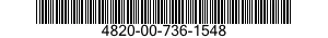 4820-00-736-1548  4820007361548 007361548