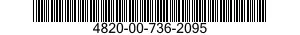 4820-00-736-2095  4820007362095 007362095