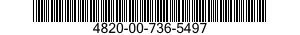 4820-00-736-5497  4820007365497 007365497
