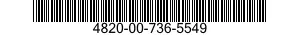 4820-00-736-5549  4820007365549 007365549