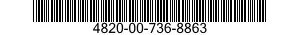 4820-00-736-8863 VALVE,SHUTTLE 4820007368863 007368863