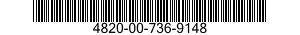 4820-00-736-9148  4820007369148 007369148