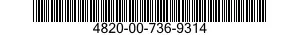 4820-00-736-9314  4820007369314 007369314