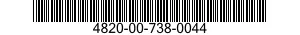 4820-00-738-0044  4820007380044 007380044