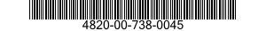 4820-00-738-0045  4820007380045 007380045