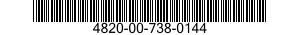 4820-00-738-0144  4820007380144 007380144