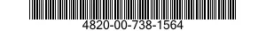 4820-00-738-1564  4820007381564 007381564