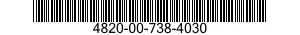 4820-00-738-4030  4820007384030 007384030