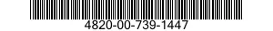 4820-00-739-1447  4820007391447 007391447