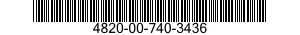 4820-00-740-3436  4820007403436 007403436