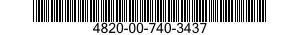 4820-00-740-3437  4820007403437 007403437
