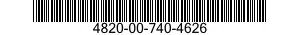4820-00-740-4626  4820007404626 007404626