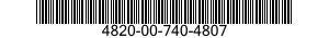 4820-00-740-4807  4820007404807 007404807