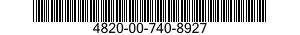 4820-00-740-8927  4820007408927 007408927