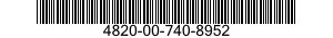 4820-00-740-8952  4820007408952 007408952