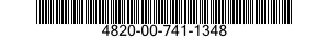 4820-00-741-1348 VALVE,CHECK 4820007411348 007411348