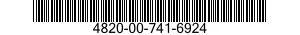 4820-00-741-6924  4820007416924 007416924