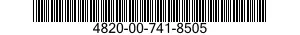 4820-00-741-8505  4820007418505 007418505