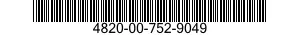 4820-00-752-9049 VALVE,CHECK 4820007529049 007529049