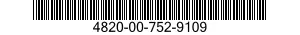 4820-00-752-9109 VALVE,CHECK 4820007529109 007529109