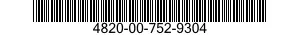 4820-00-752-9304 VALVE,GLOBE 4820007529304 007529304