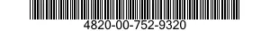 4820-00-752-9320  4820007529320 007529320