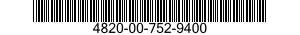 4820-00-752-9400  4820007529400 007529400